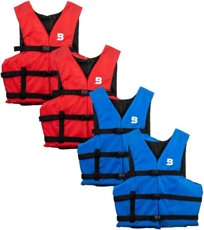 BLUESTORM Universal General Boating Life Jacket for Adults | US Coast Guard (USCG) Approved Type 3 Universal Foam Life Vest Preserver (PFD)